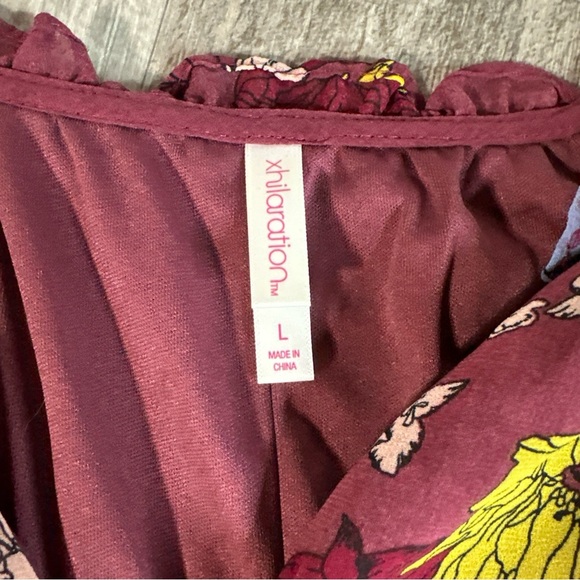 Women’s Large Dresses, Stripes, Flowers, Black, Lot Of 3 - Picture 2 of 5